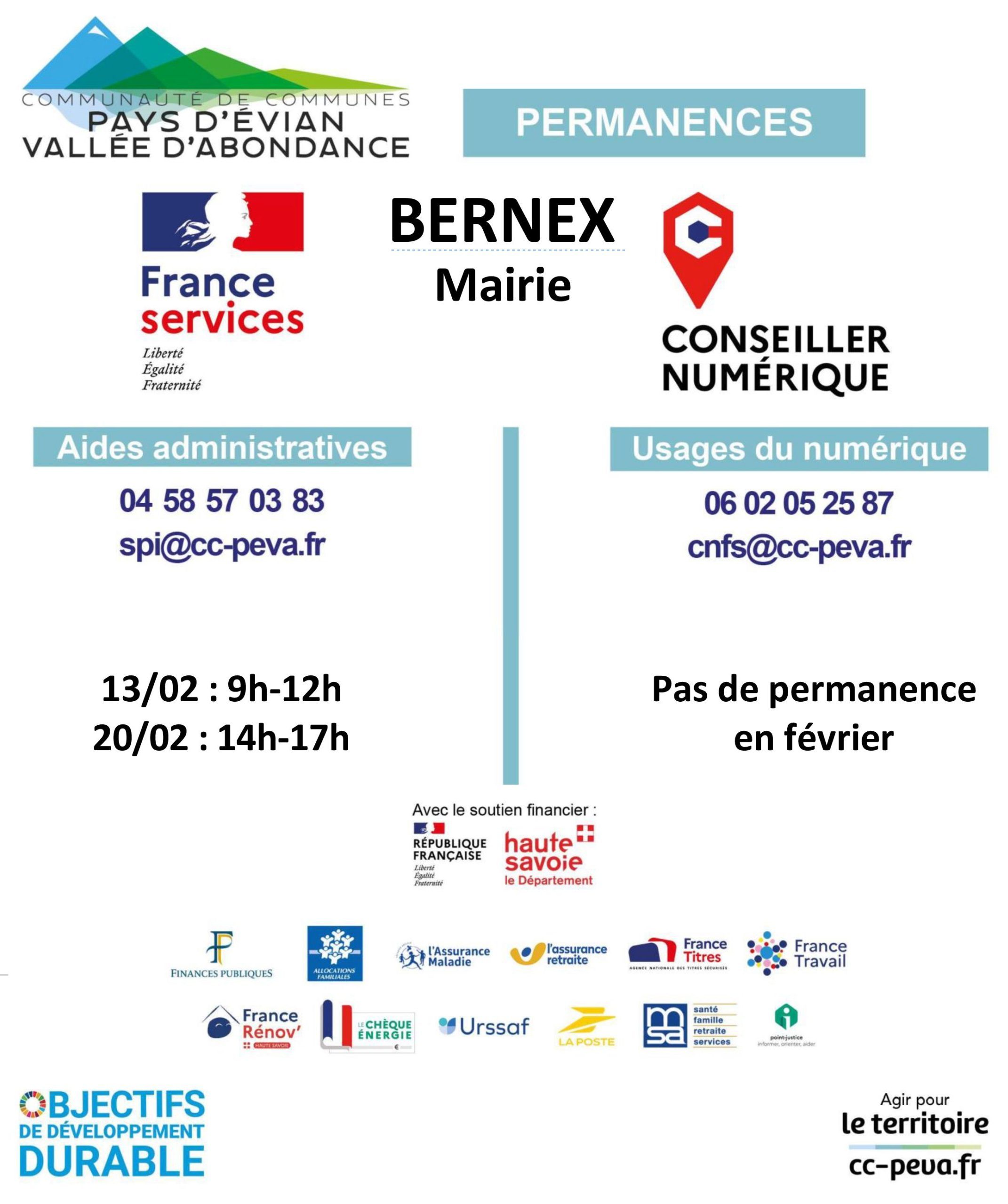 Affiches France Services et CNFS février 2026Bernex